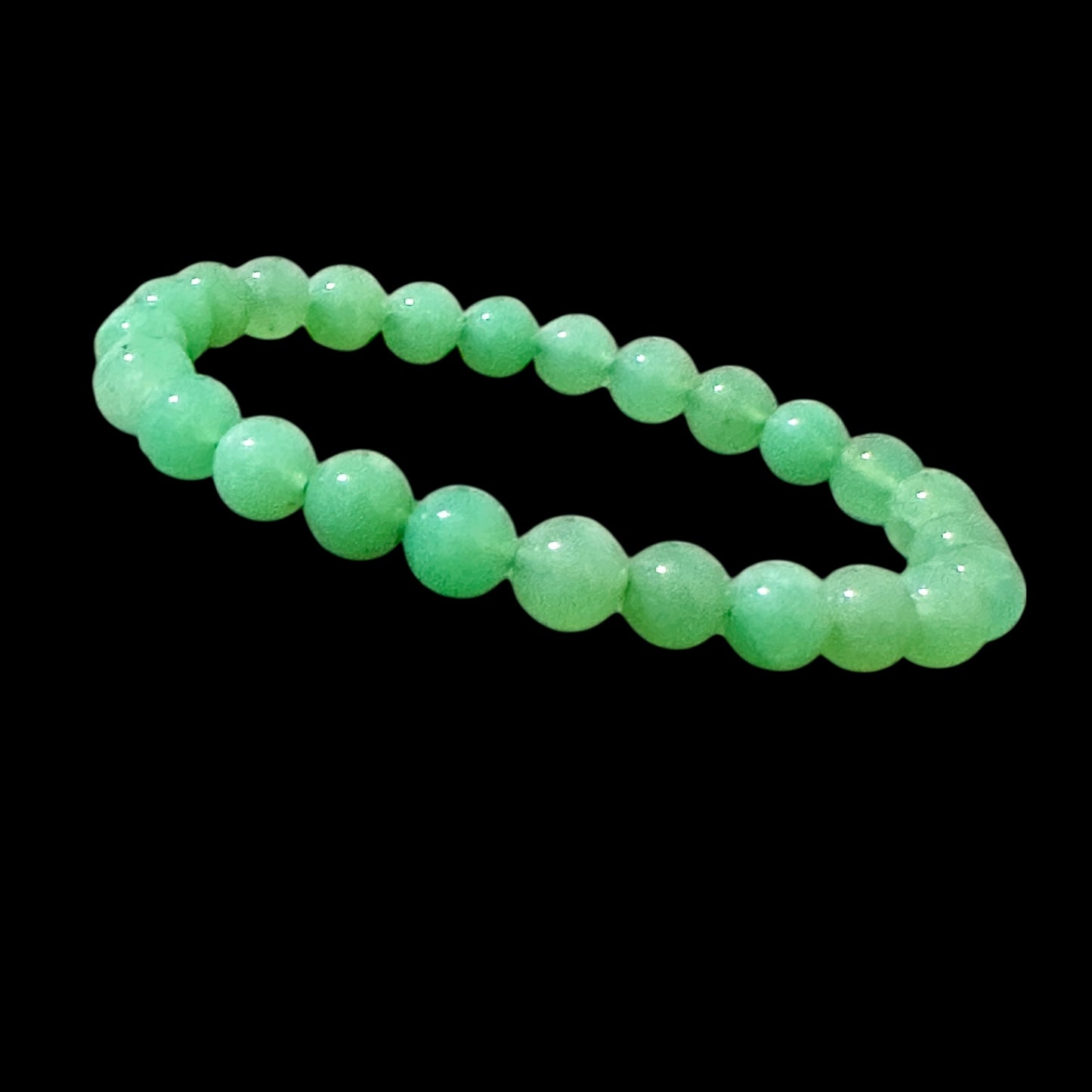 Chrysoprase Premium Top Grade 7mm Bracelet (Encoded & Attuned) Super Lucky Stone 🍀