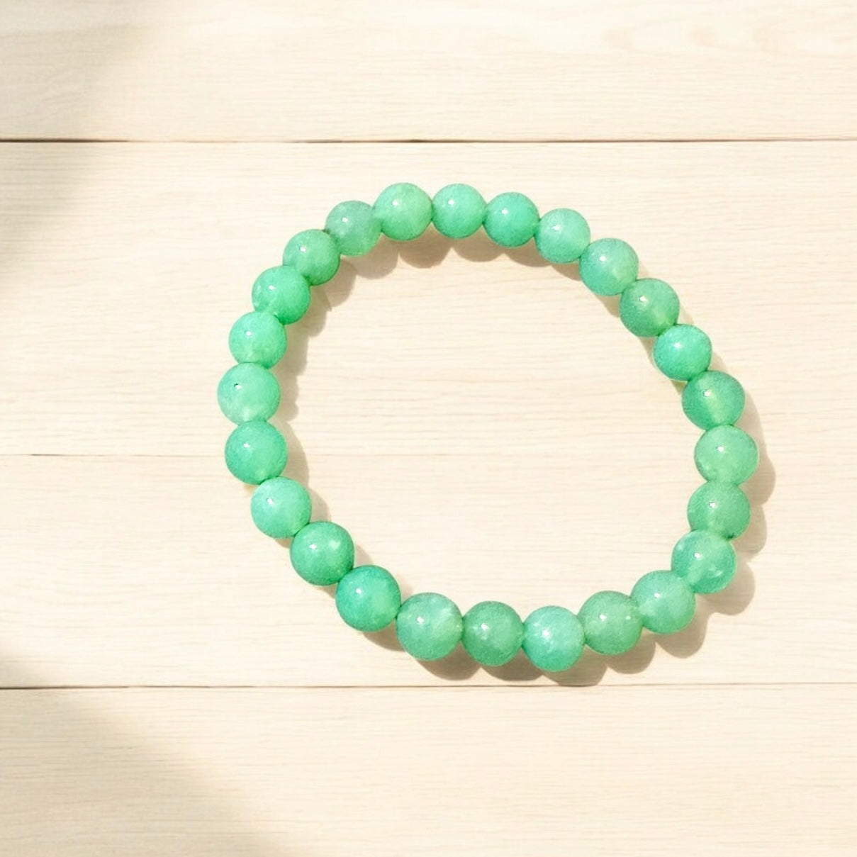 Chrysoprase Premium Top Grade 7mm Bracelet (Encoded & Attuned) Super Lucky Stone 🍀