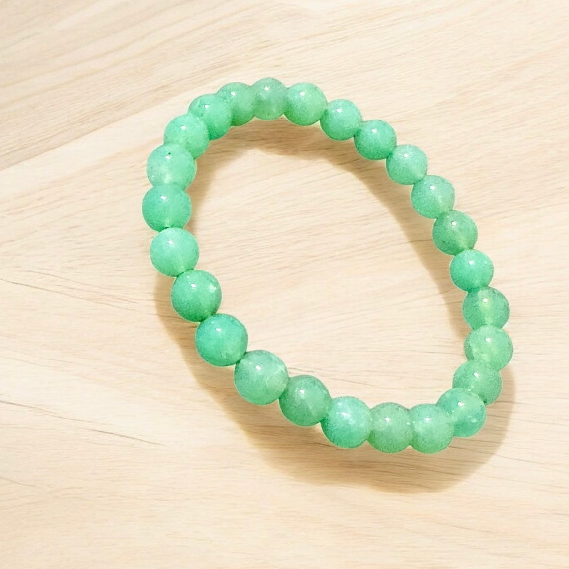 Chrysoprase Premium Top Grade 7mm Bracelet (Encoded & Attuned) Super Lucky Stone 🍀