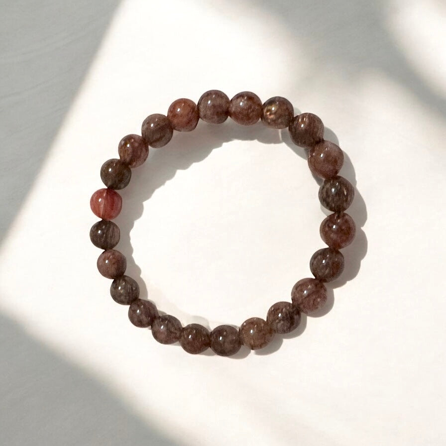 Black Gold Rutile Super 7 Bracelet (Multidimensional Grounding • Abundance Codes • Alchemical Mastery) Sacred Technology Collection