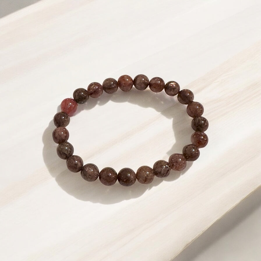 Black Gold Rutile Super 7 Bracelet (Multidimensional Grounding • Abundance Codes • Alchemical Mastery) Sacred Technology Collection