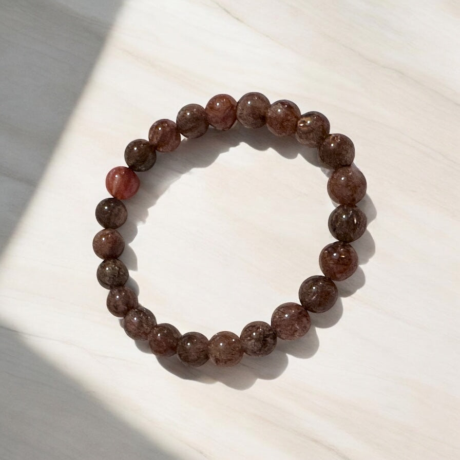 Black Gold Rutile Super 7 Bracelet (Multidimensional Grounding • Abundance Codes • Alchemical Mastery) Sacred Technology Collection