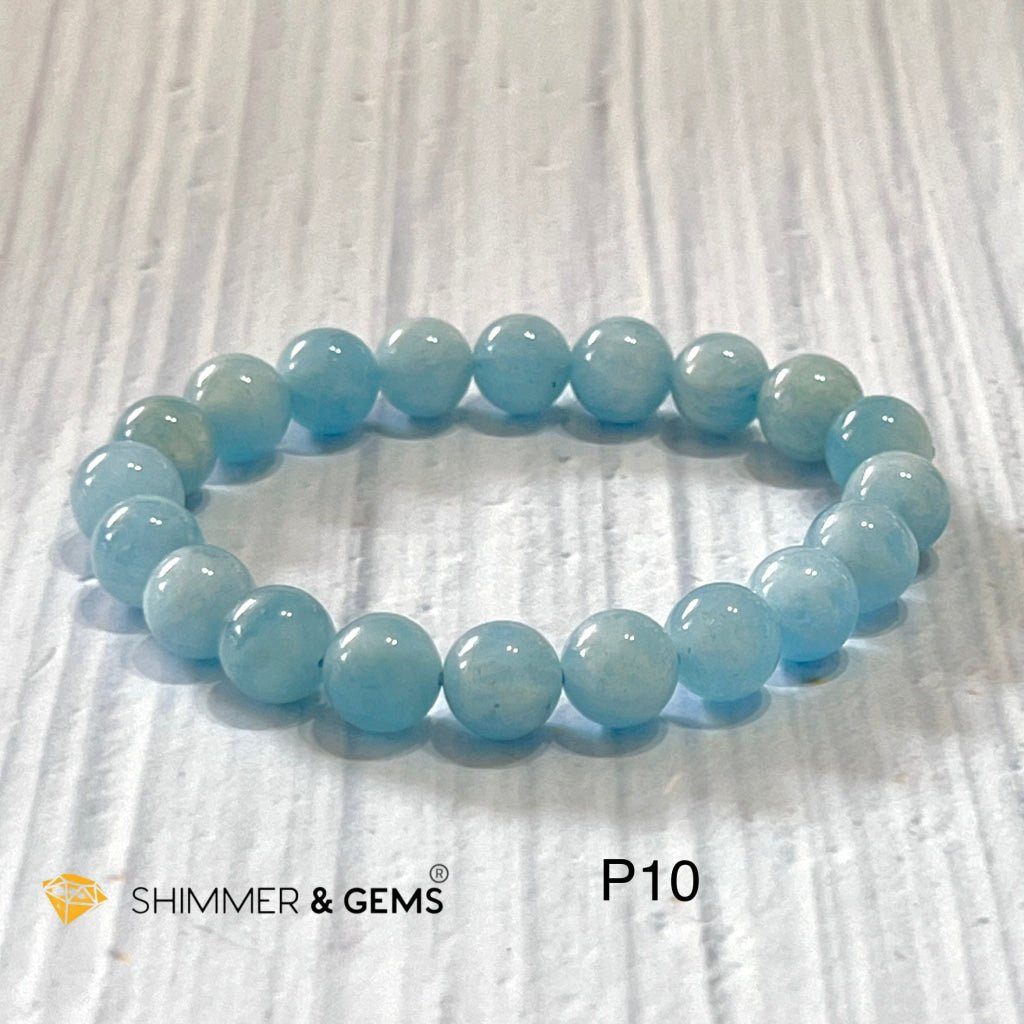 Aquamarine 9Mm Bracelets (Aa Grade) Photo 10 (6)