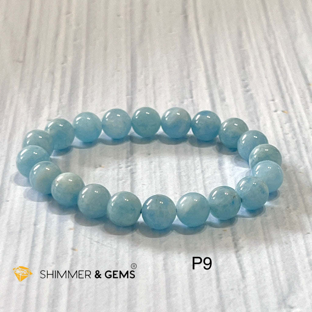Aquamarine 9Mm Bracelets (Aa Grade) Photo 9 (6)