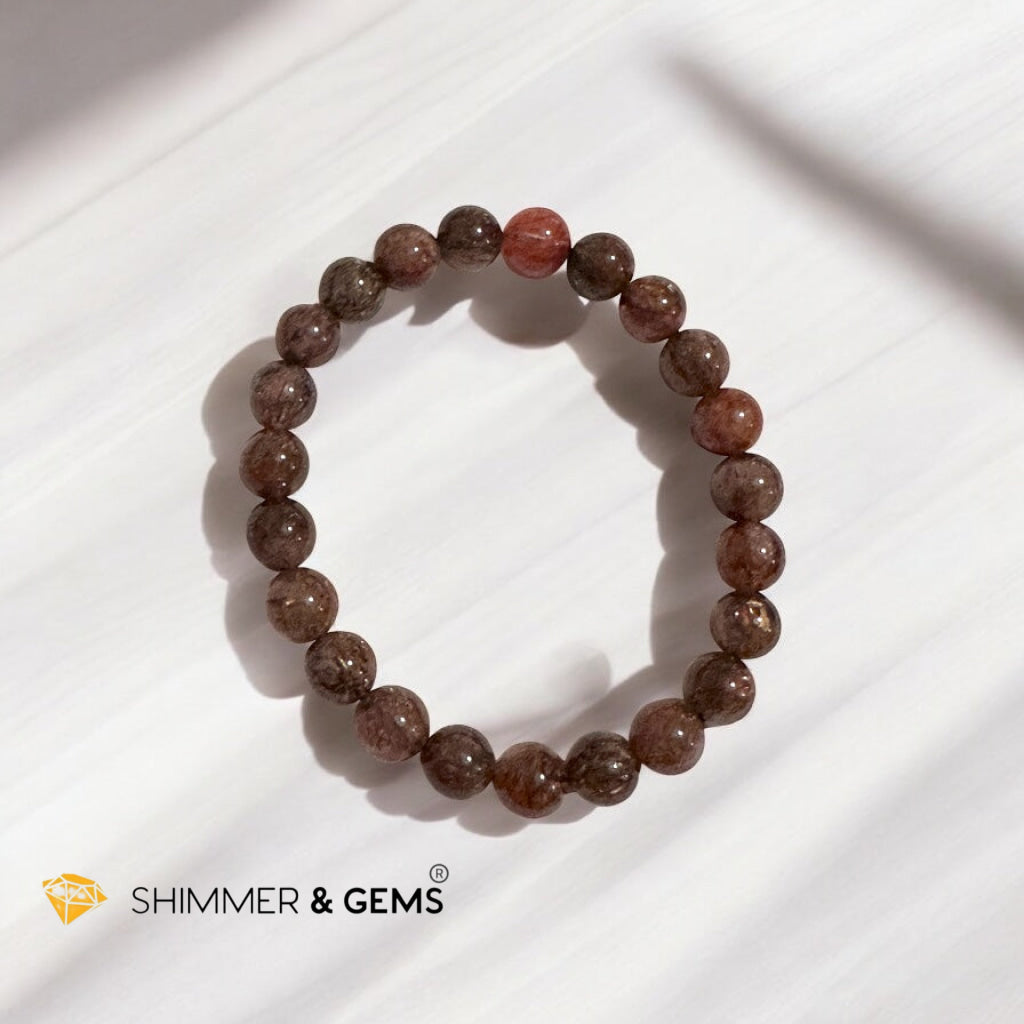 Black Gold Rutile Super 7 Bracelet (Multidimensional Grounding • Abundance Codes • Alchemical Mastery) Sacred Technology Collection