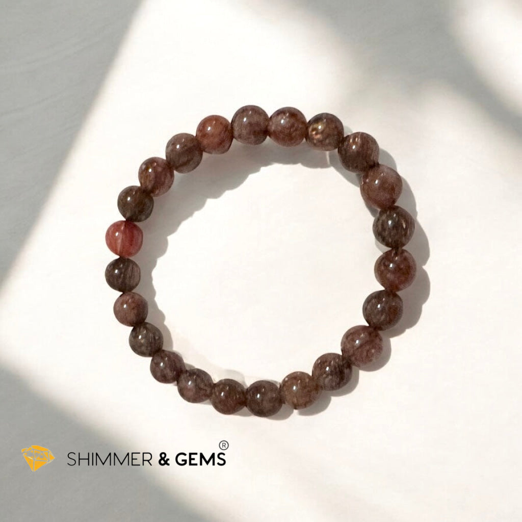 Black Gold Rutile Super 7 Bracelet (Multidimensional Grounding • Abundance Codes • Alchemical Mastery) Sacred Technology Collection