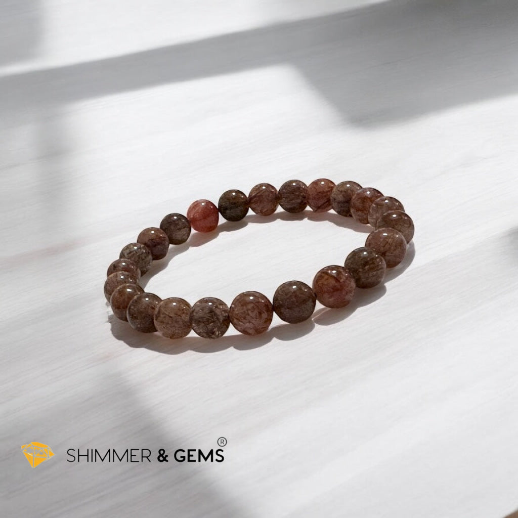 Black Gold Rutile Super 7 Bracelet (Multidimensional Grounding • Abundance Codes • Alchemical Mastery) Sacred Technology Collection