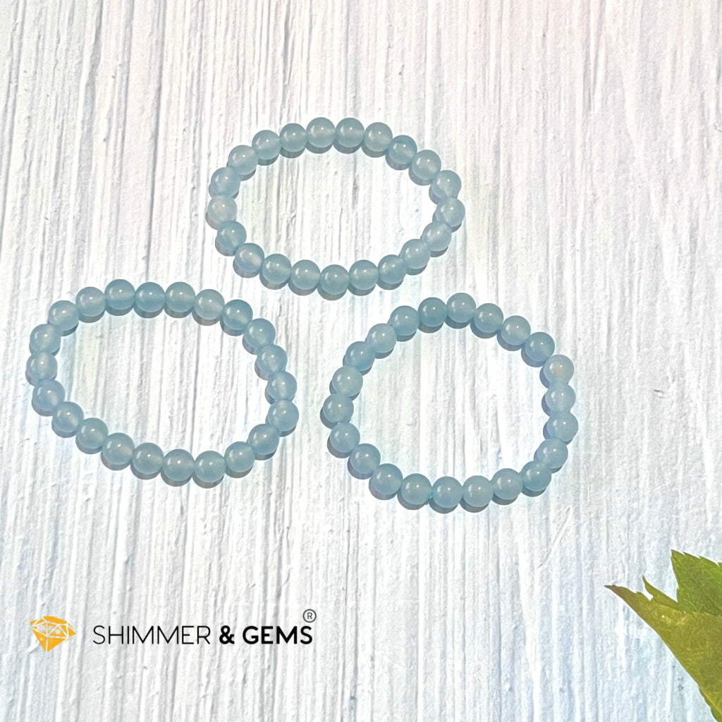 Blue Calcite 8Mm Bracelet