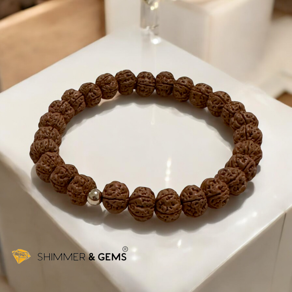 Bodhi Seeds Rudrashka Bracelet 8mm