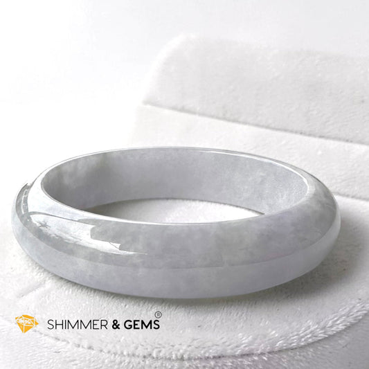 Burma Jadeite Type A Bangle (Light Lavender) 60mm Code 21C