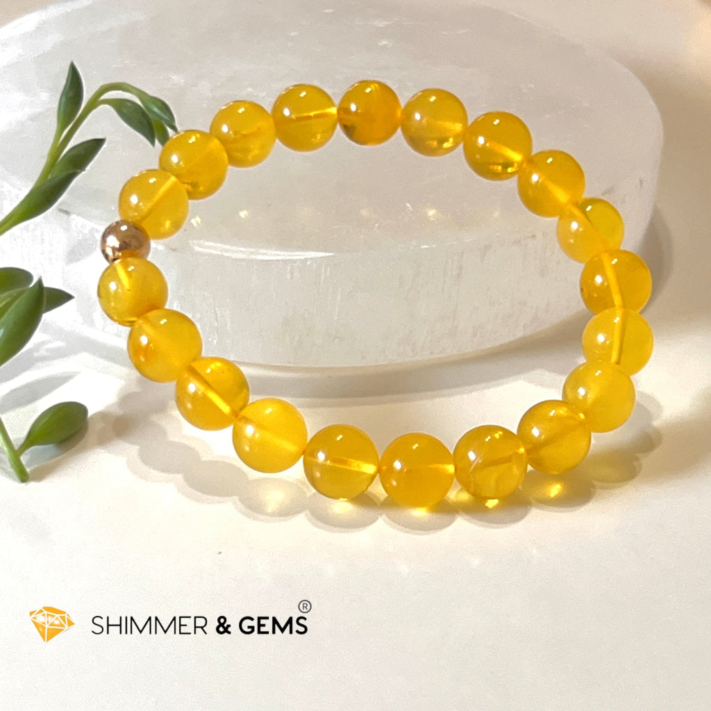Butter Amber Beeswax Healing Bracelet Bracelets