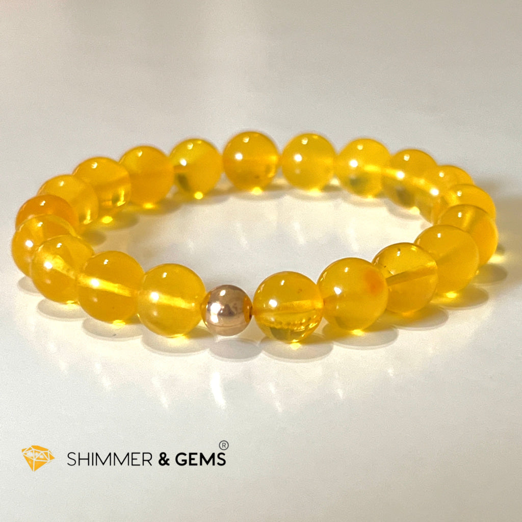 Butter Amber Beeswax Healing Bracelet Bracelets