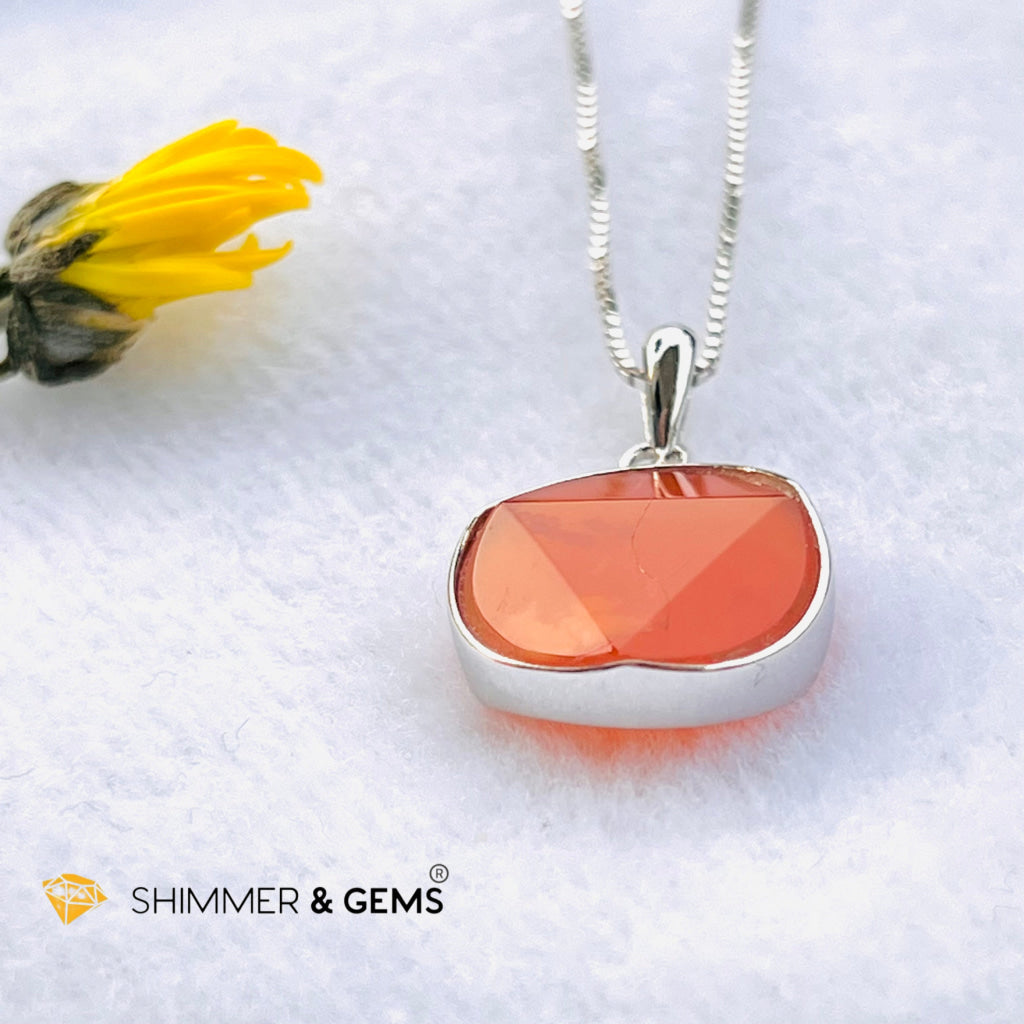 Star Of David Carnelian Pendants 925 Silver (Motivation & Creativity) Charms