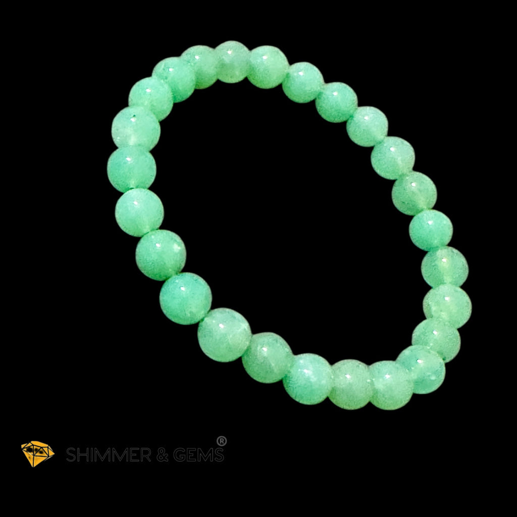 Chrysoprase Premium Top Grade 7mm Bracelet (Encoded & Attuned) Super Lucky Stone 🍀