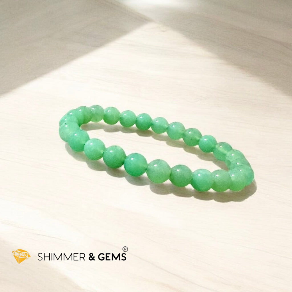Chrysoprase Premium Top Grade 7mm Bracelet (Encoded & Attuned) Super Lucky Stone 🍀