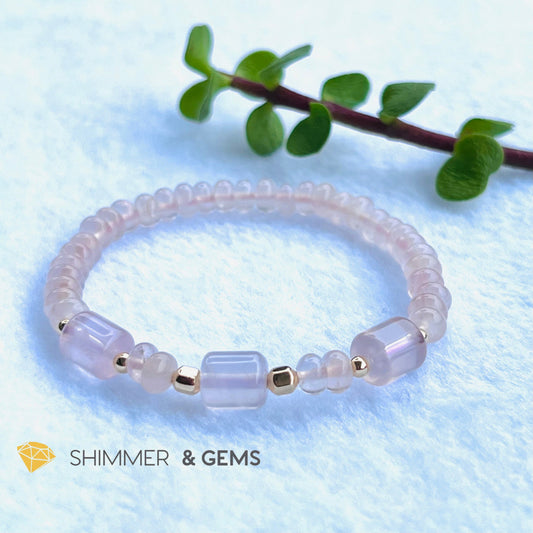 Elegance Rose Quartz Bracelet (Love & Harmony) 5.5 Bracelets