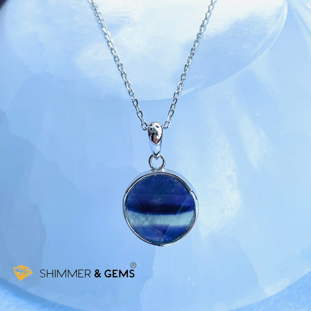 Star Of David Fluorite 12Mm Pendants 925 Silver (Immune Booster) Charms &