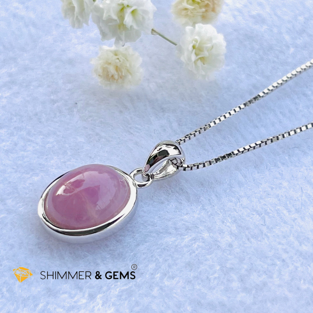 Kunzite Oval Pendant 8X10Mm Charms & Pendants