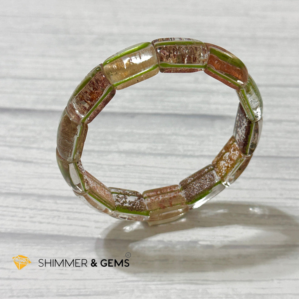 Multi-coloured Phantom Crystal Bangle