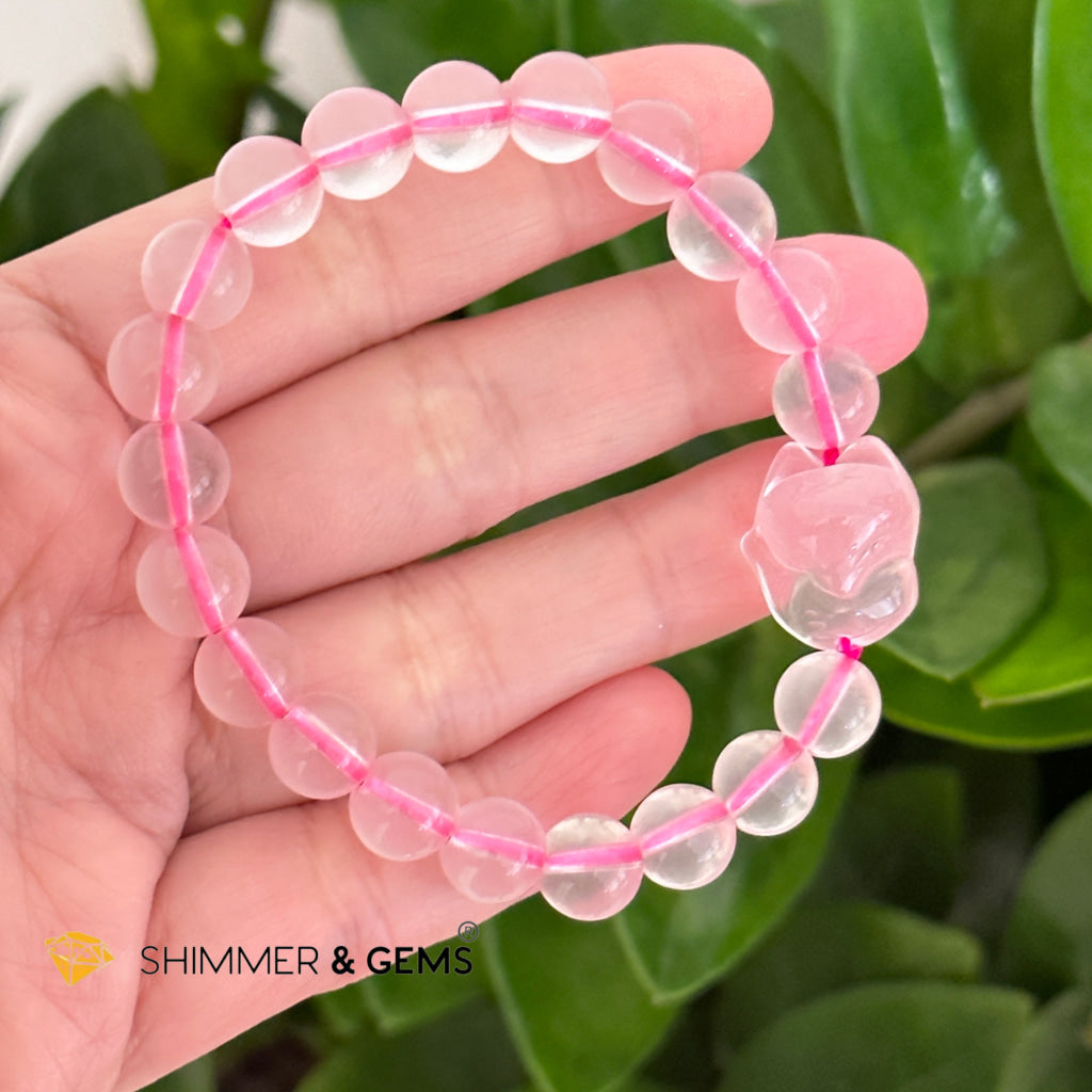 Rose Quartz Fox Bracelet