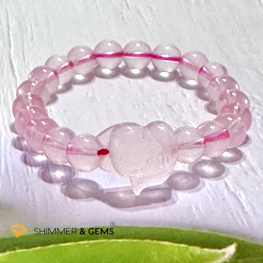 Rose Quartz Fox Bracelet