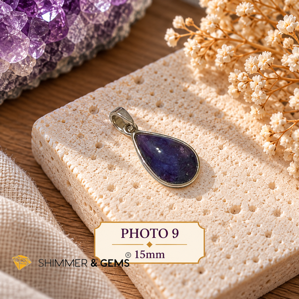 Sugilite Premium Pendant 925 Silver