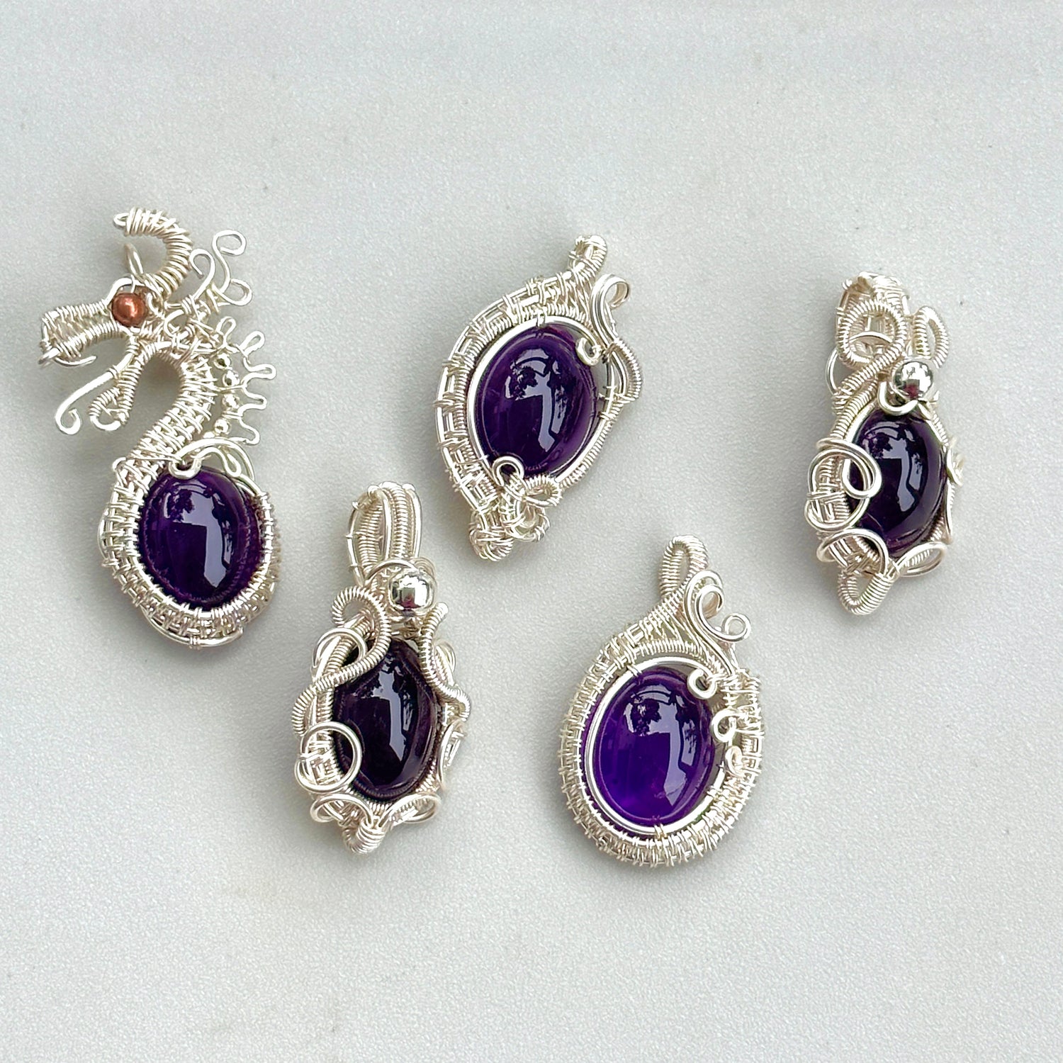 Wire-wrapped Pendants