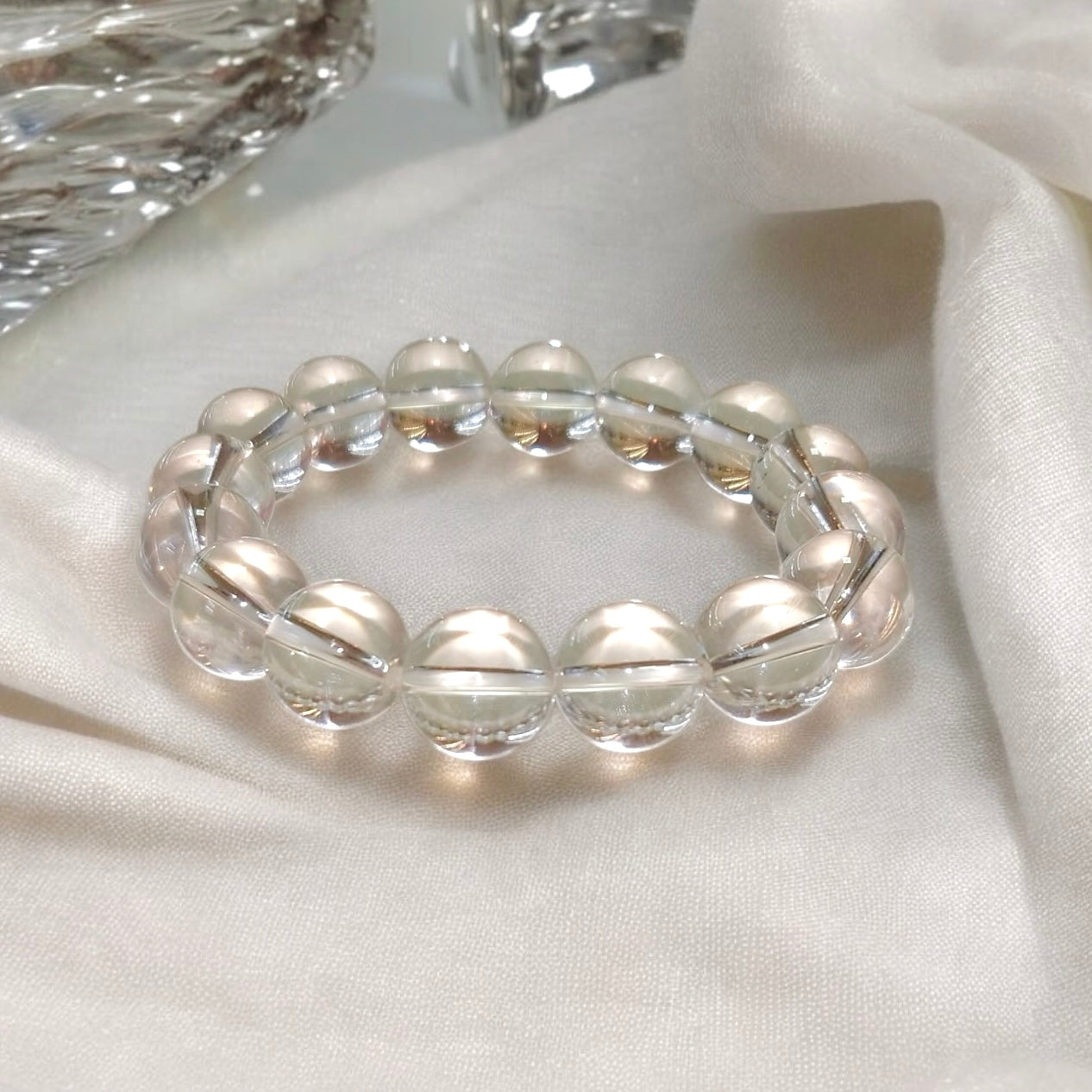 Clear Quartz 14mm Bracelet (Master Healer)