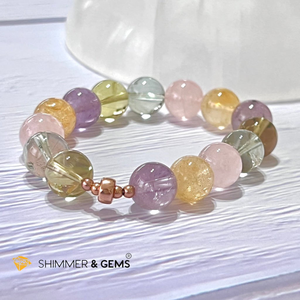 5 Fortune Treasures Bracelet With 14K Gold-Filled Beads