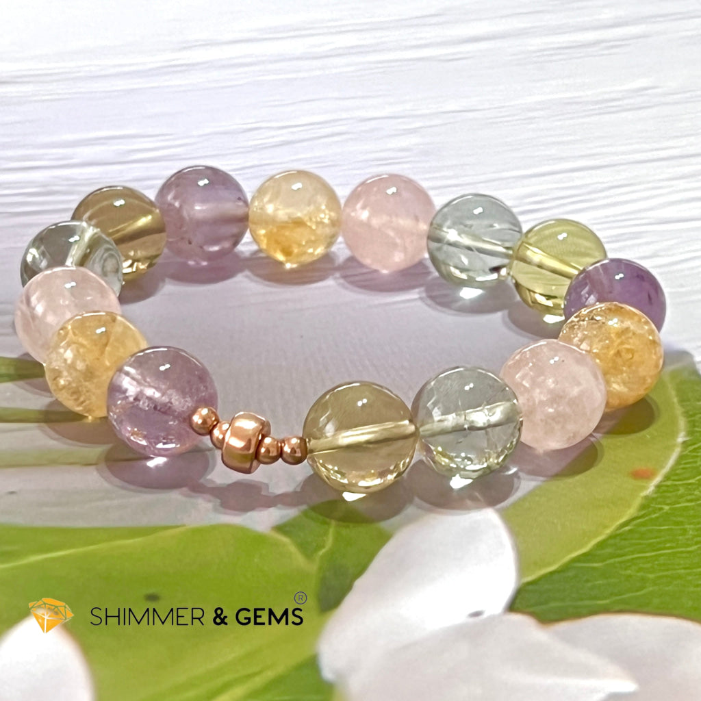 5 Fortune Treasures Bracelet With 14K Gold-Filled Beads