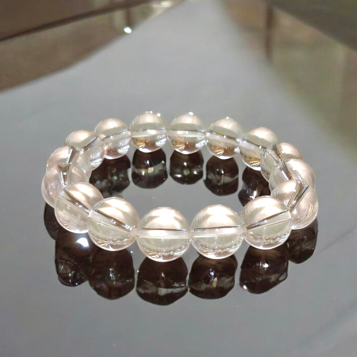 Clear Quartz 14mm Bracelet (Master Healer)