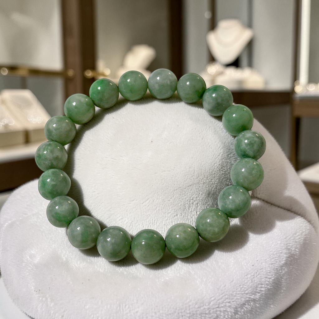 Burma Jadeite Type A Bracelet 10mm (Premium)