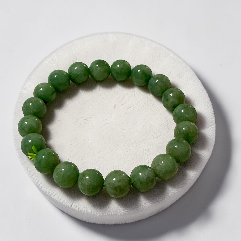 Burma Jadeite Type A Bracelet 9mm (Premium)