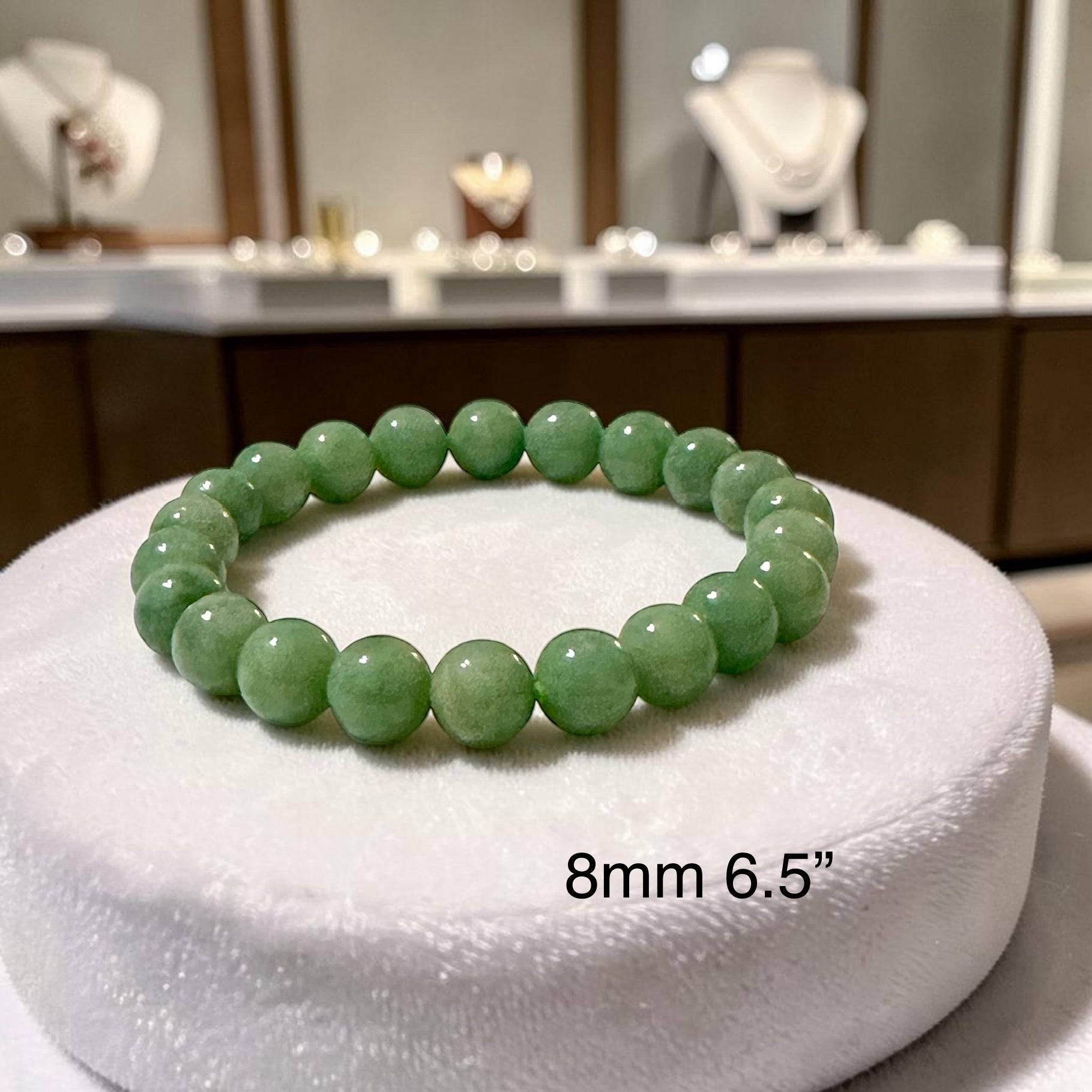 Burma Jadeite Type A Bracelet 8mm (Premium)