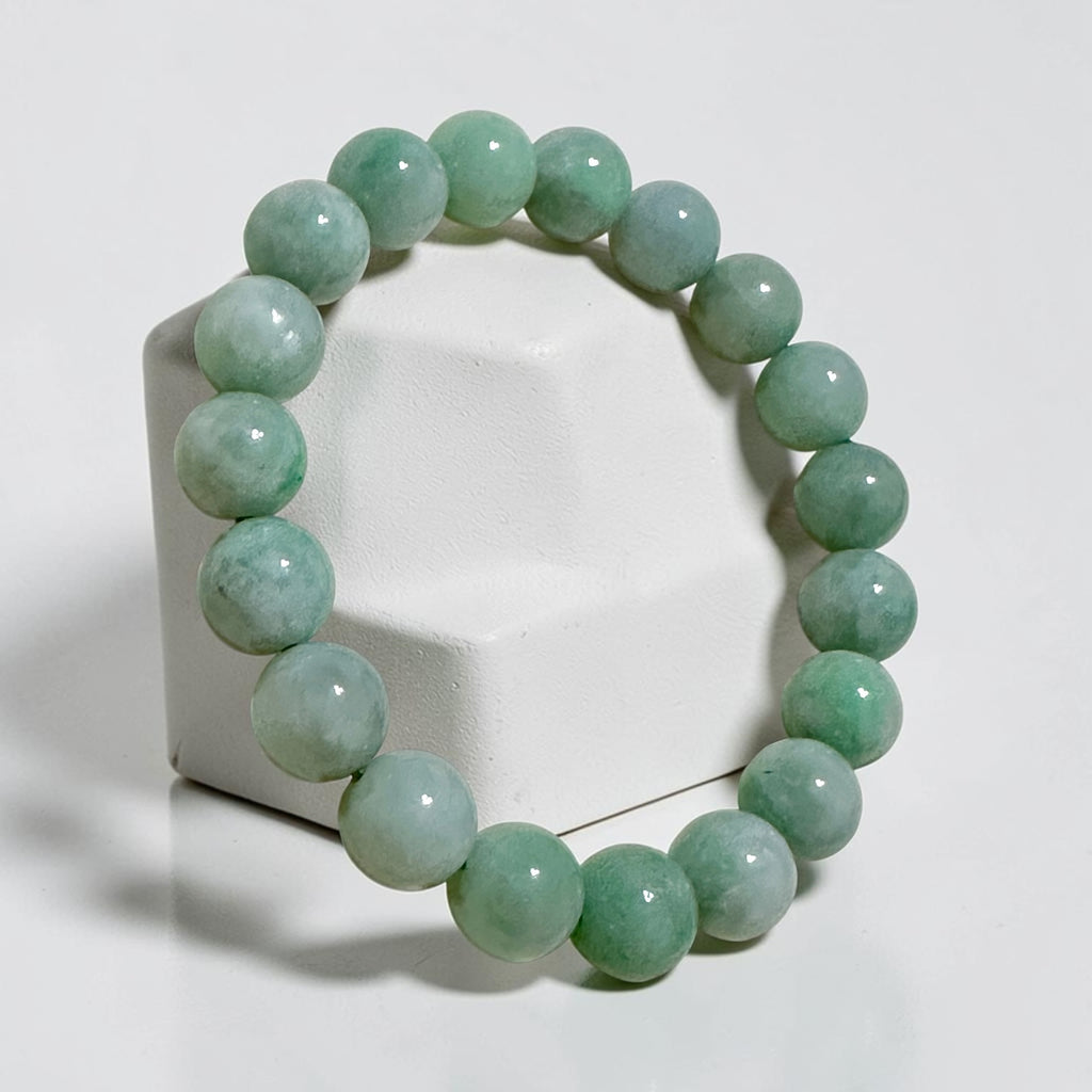 Burma Jadeite 10mm Bracelet (AA Grade)Type A Premium