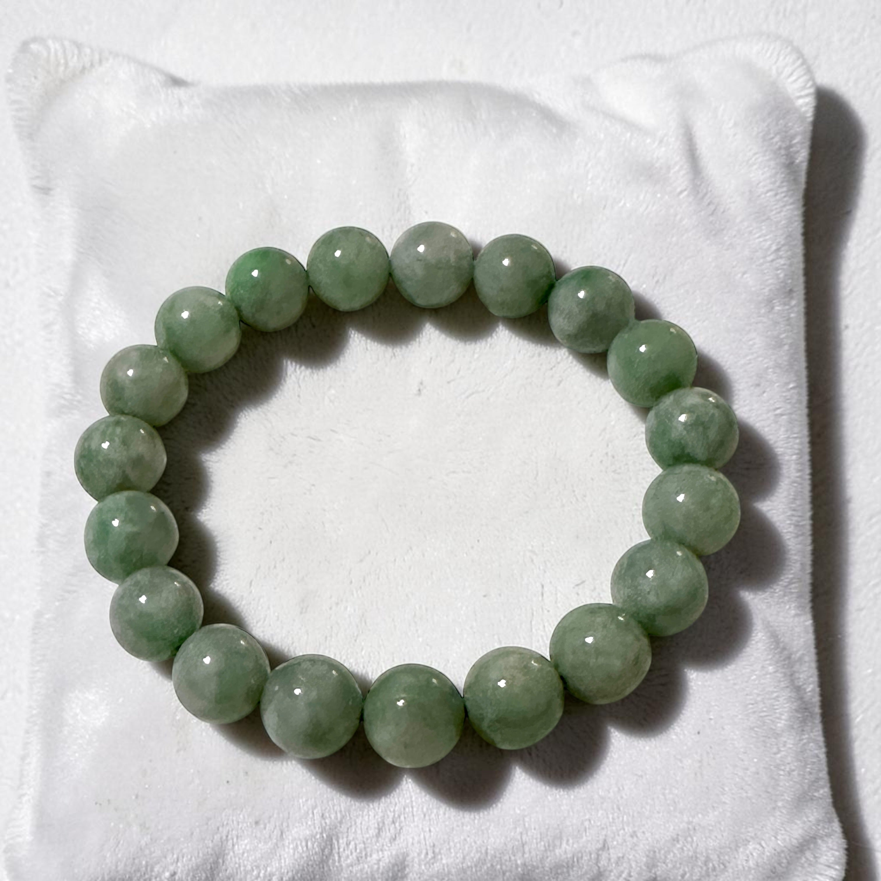 Burma Jadeite Type A Bracelet 10mm (Premium)