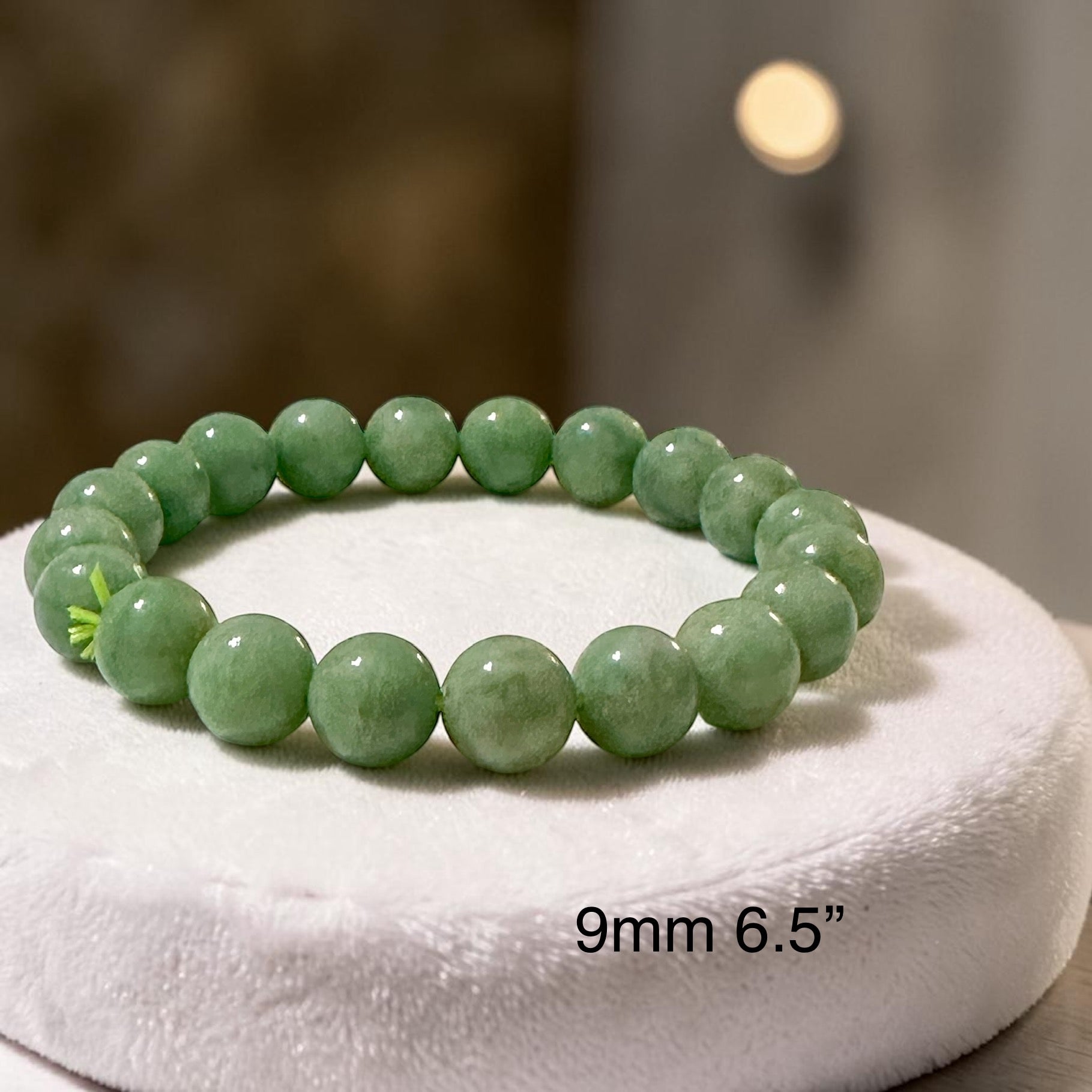 Burma Jadeite Type A Bracelet 9mm (Premium)