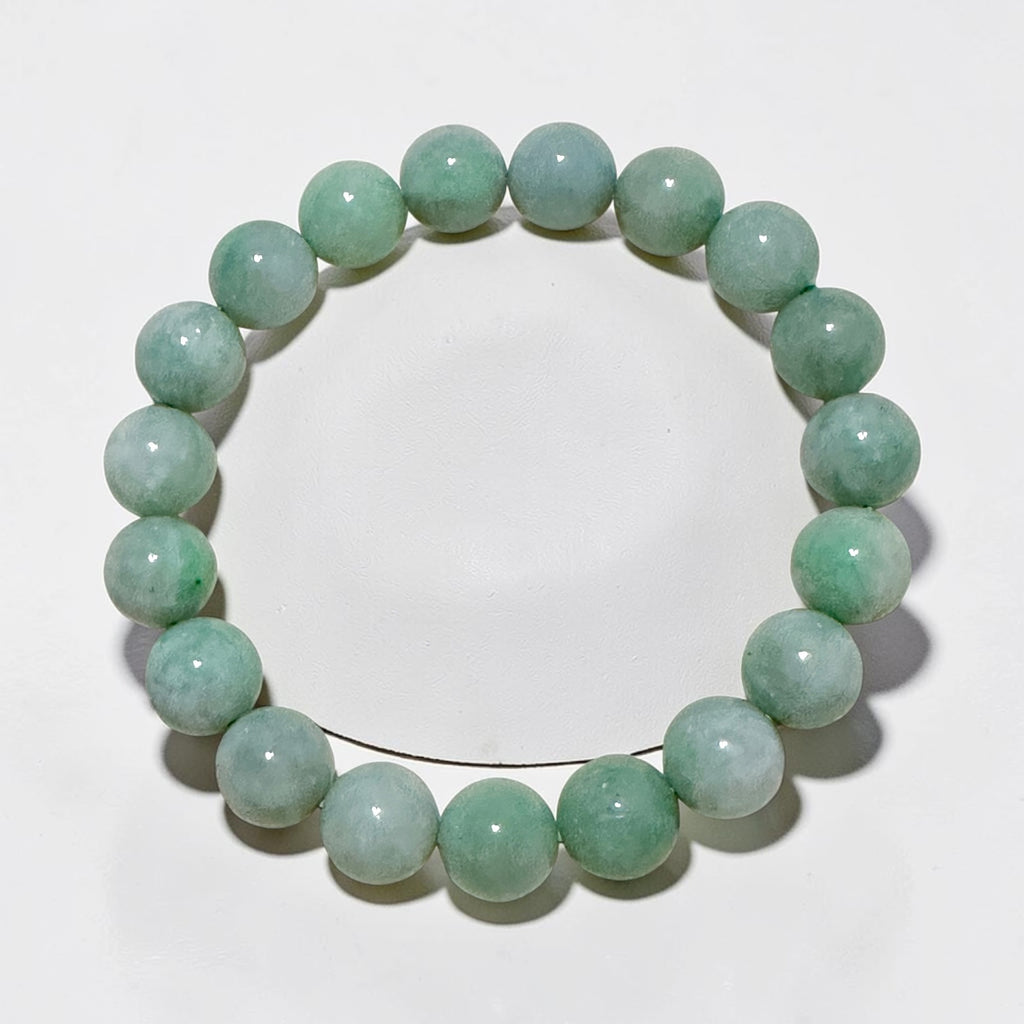 Burma Jadeite 10mm Bracelet (AA Grade)Type A Premium
