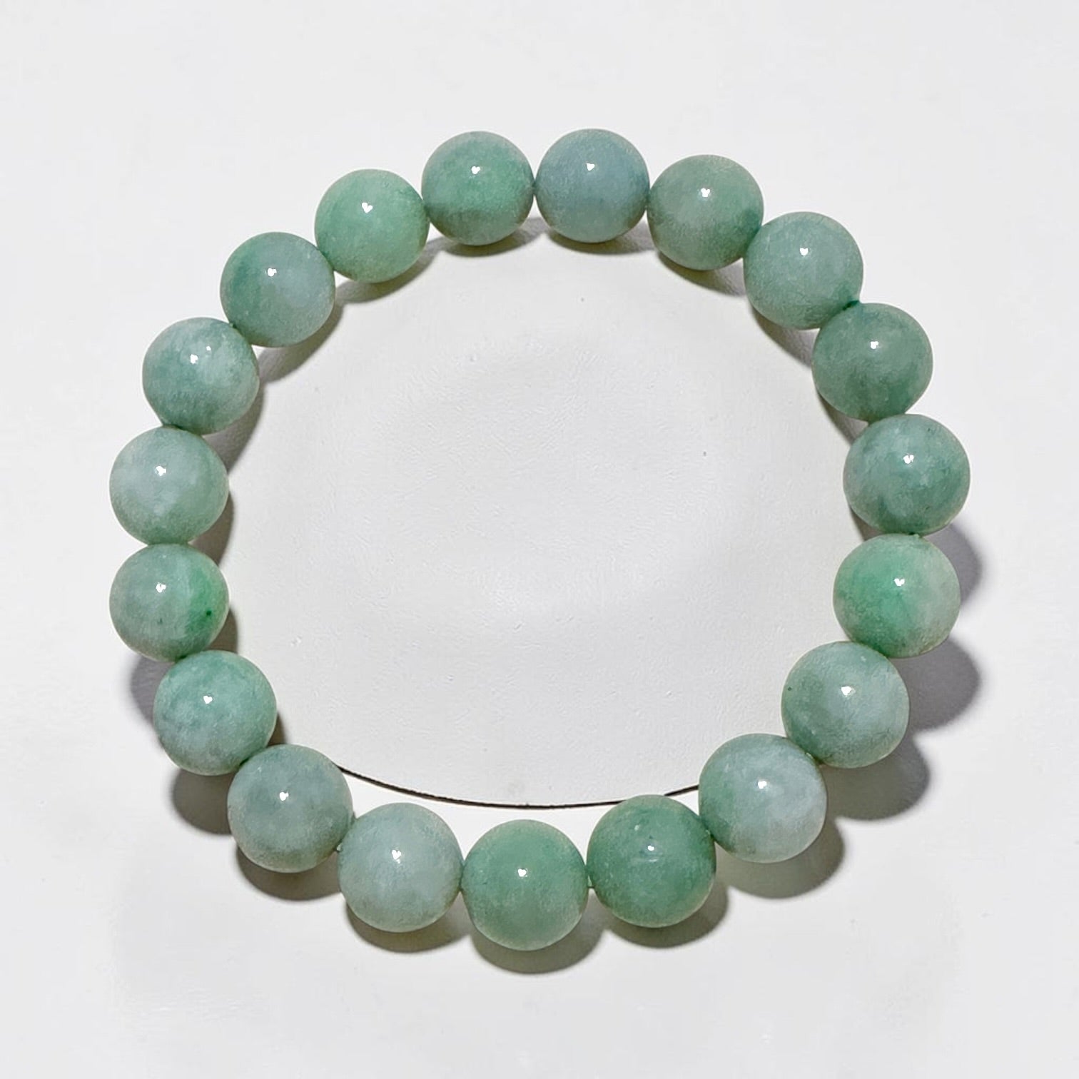 Burma Jadeite 10mm Bracelet (AA Grade)Type A Premium