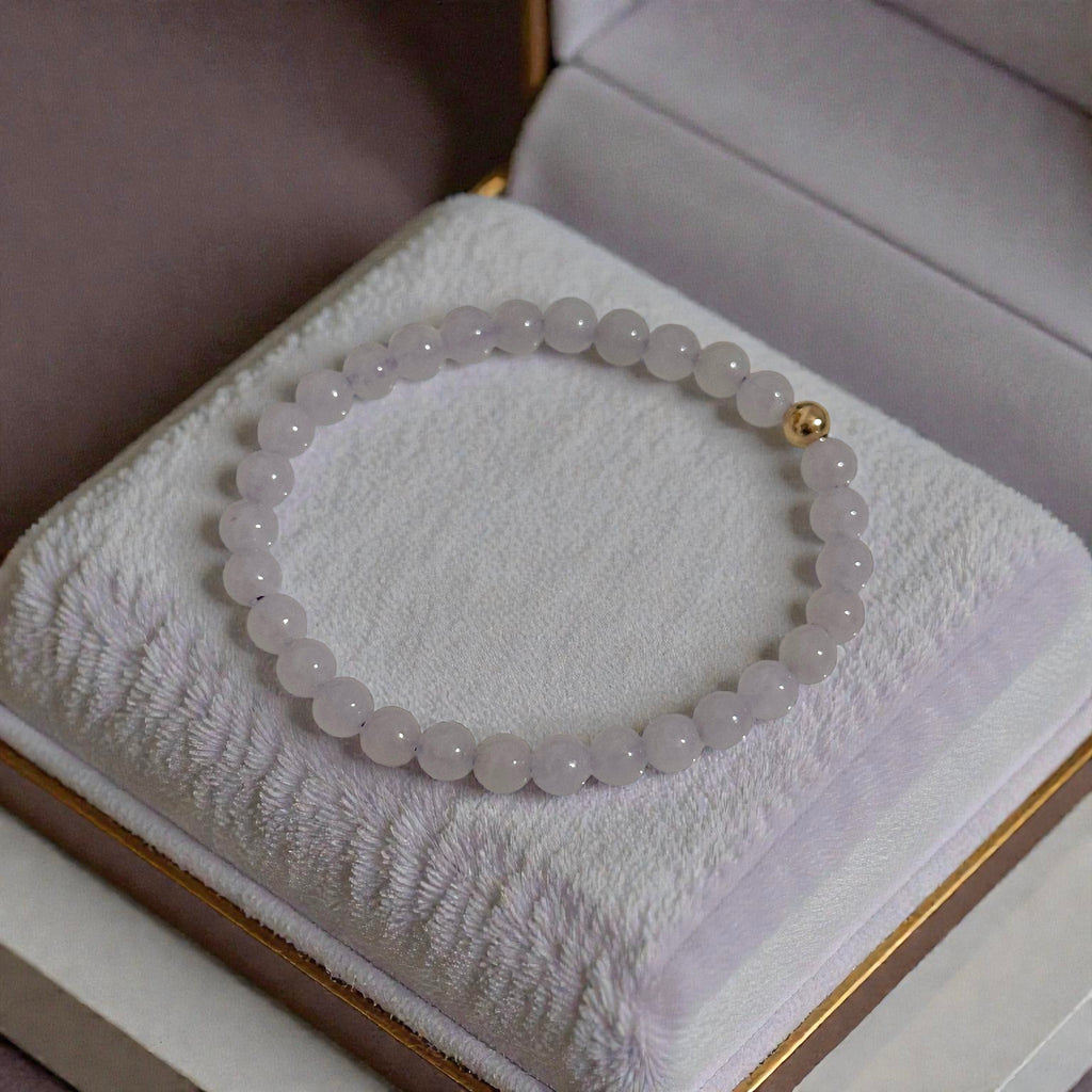 Lavender Jadeite (Myanmar) Type A 6mm Natural, Premium (Very Rare) 50% OFF