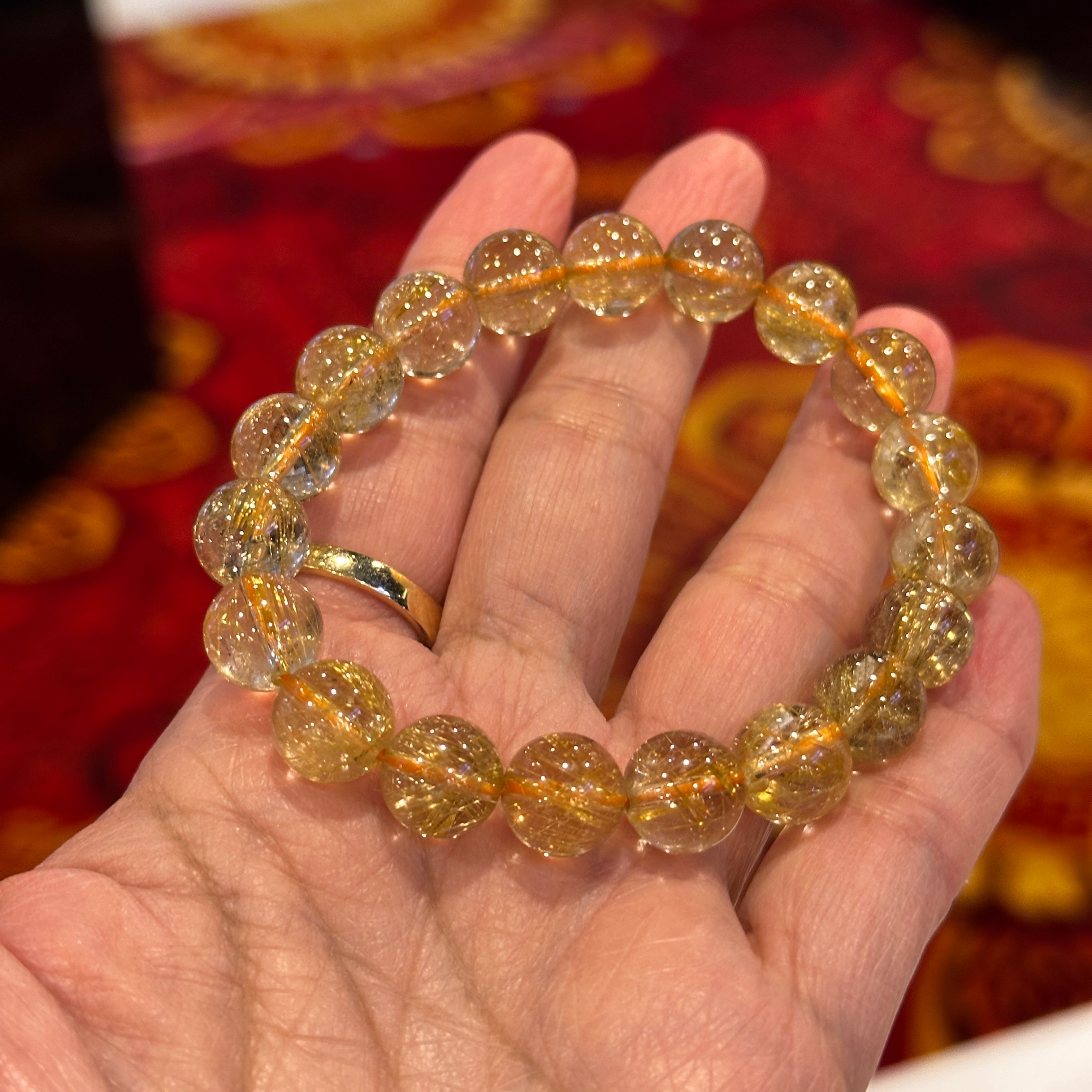 Golden Rutilated 10mm AAA Grade