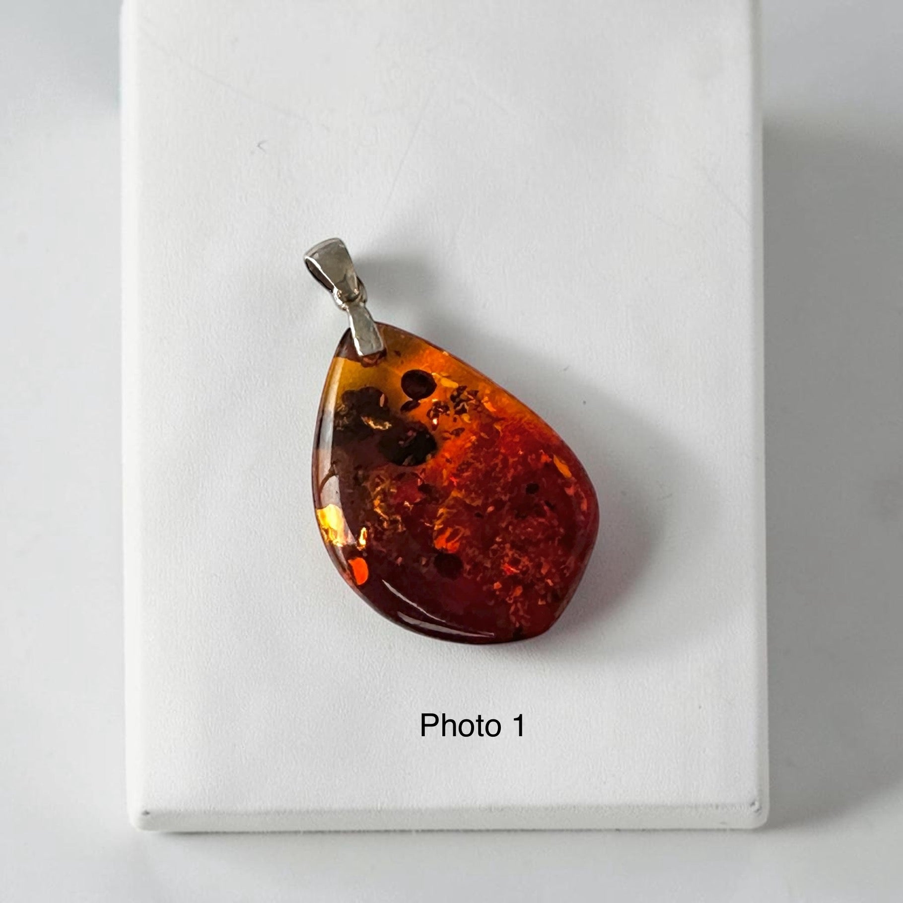 Amber Premium Pendant in 925 Silver (Magnetism & Charm)