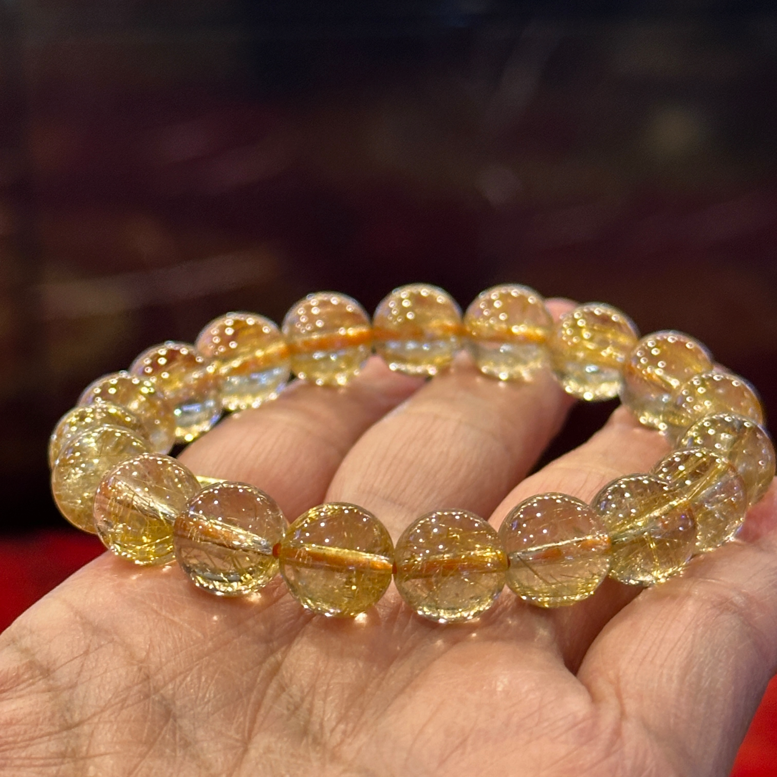 Golden Rutilated 10mm AAA Grade