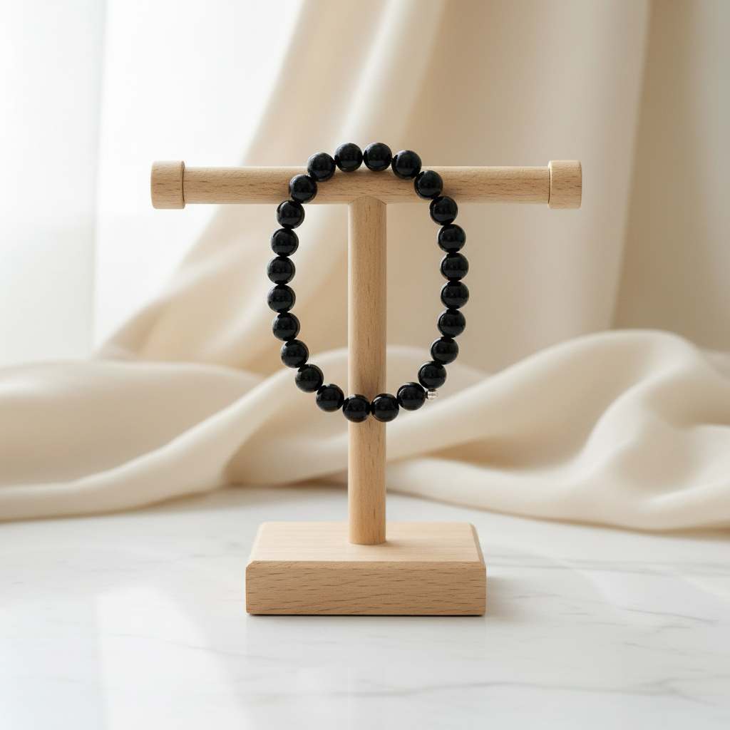 Jet 8mm Bracelet (Anti-black arts)