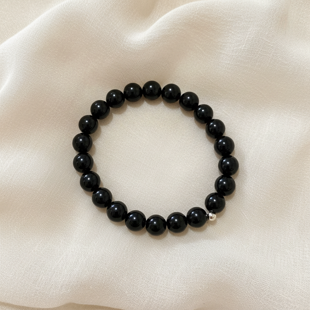 Jet 8mm Bracelet (Anti-black arts)