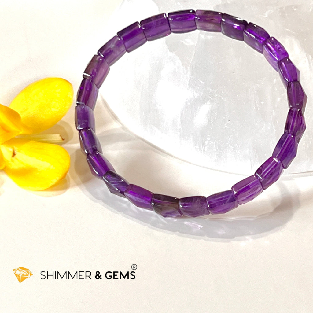 Amethyst Bangle (Aaa Grade)