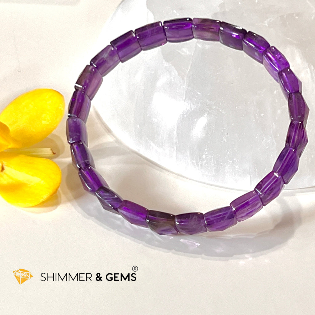 Amethyst Bangle (Aaa Grade)