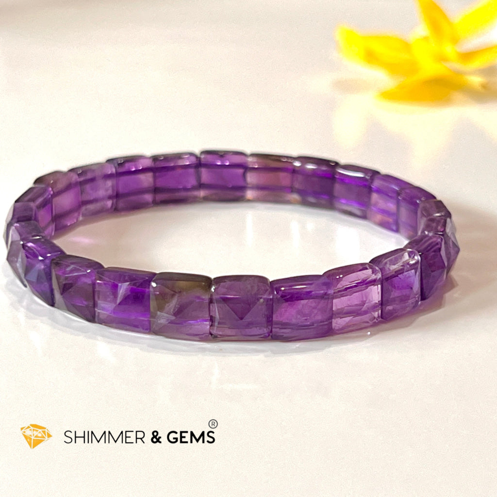 Amethyst Bangle (Aaa Grade) 6-6.5