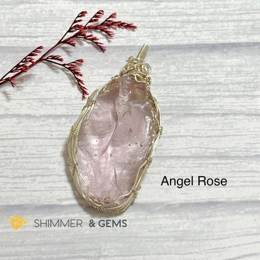 Angel Rose Andara Pendant Wire-Wrapped