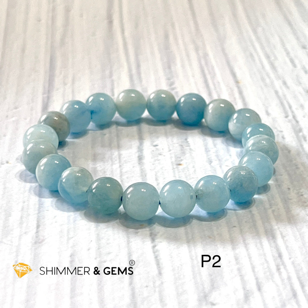 Aquamarine 9Mm Bracelets (Aa Grade) Photo 2 (6)